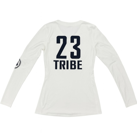Nike Women’s Long Sleeve Jersey #23 Tribe White Size S - Picture 5 of 5